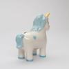 10218 Fine Ceramic Blue Unicorn Money Piggy Bank, 5-1/4" H view 3