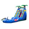 HeroKiddo 15ft Ocean Shark Inflatable Water Slide with Pool, 22ft Long- 100% Commercial Grade PVC Vinyl, Reinforced Strength Wet/Dry Fun, Front Load Entry for Easy Supervision view 1