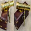 Sailor's Art Brass Kaleidoscope with Wooden Box and Dollond London Telescope with Wooden Box view 2