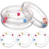 Cell Phone Accessories 24 Pcs Transparent Circle Rattle 's Accessories Gums Set Molar Grasping Transparent Rattles Transparent Rattles s Beads Bracelets view 1