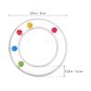 Cell Phone Accessories 24 Pcs Transparent Circle Rattle 's Accessories Gums Set Molar Grasping Transparent Rattles Transparent Rattles s Beads Bracelets view 4