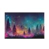 ZENWAWA Wooden Jigsaw Puzzle 1000 Pieces Fantasy Night Forest Print, Zigsaw with Alphabet Partition Storage Bag Easy to Solve for Adults view 1