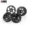 Customized Supportting 4Pcs Carbon Fiber 12mm Hex Hub 1.9 Beadlock Wheels Rims for 1/10 RC Crawler Car Axial SCX10 TRX6 Gen8 Gelande TRX4 Upgrades (3) view 2