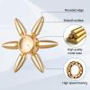 ATESSON Fidget Spinners Toy,Ultra Durable Stainless Steel Bearing High Speed 3-5 Min Precision Brass Metal Finger Spinner,EDC ADHD Stress Relief Anxiety Relieves Reducer for Kids and Adults view 2
