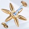 ATESSON Fidget Spinners Toy,Ultra Durable Stainless Steel Bearing High Speed 3-5 Min Precision Brass Metal Finger Spinner,EDC ADHD Stress Relief Anxiety Relieves Reducer for Kids and Adults view 4