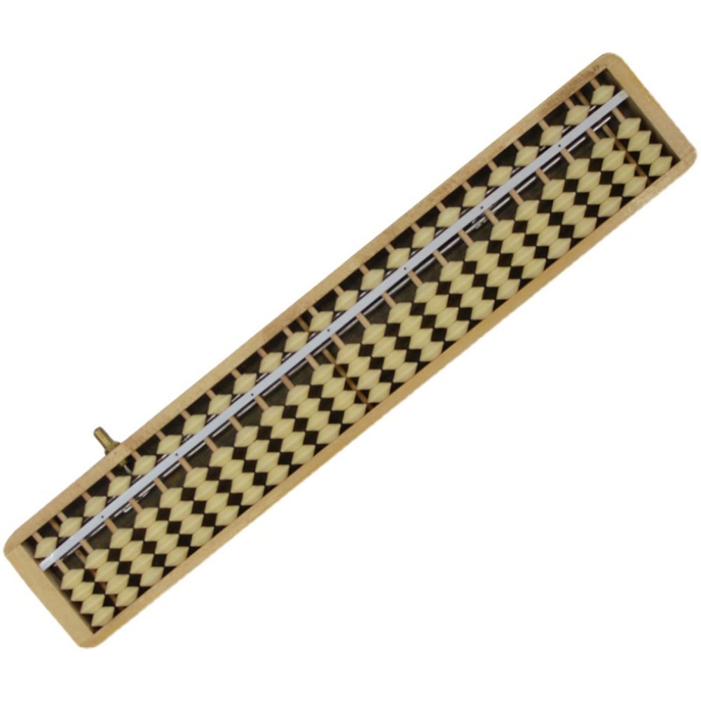 Abacus Wooden Solid Wood Back Cover Special One-Key Reset for Student Abacus Mental Arithmetic Competition