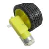 4PCS for arduino Smart Car Robot Plastic Tire Wheel with DC 3-6v Gear Motor view 3