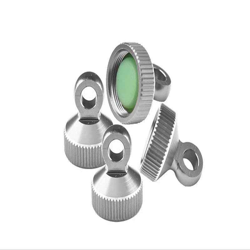 Aluminum 6061-T6 Damper Top Cap for GPM Optional and Original Shock Absorbers for Traxxas 1/10 RC Cars and Trucks - Silver