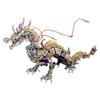 3D Metal Puzzle - Large Chinese Dragon Model Kit - Mechanical Metal Jigsaw- DIY Desk Ornament - Assembly Dinosaur Crafts Brain Teaser - Perfect for Adults view 1