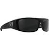 SPY Boo Johnson Logan Matte Black Gloss Black Flames Happy Gray view 1