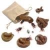 18 PCS Fake Flies Green Big Flies Fake Roaches Cross-Border Plastic Insect Flies Fake Poo Creative Novelty Funny Toy Soft Poo Set for Parties April Fool's Day view 1
