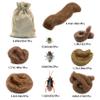 18 PCS Fake Flies Green Big Flies Fake Roaches Cross-Border Plastic Insect Flies Fake Poo Creative Novelty Funny Toy Soft Poo Set for Parties April Fool's Day view 2