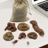 18 PCS Fake Flies Green Big Flies Fake Roaches Cross-Border Plastic Insect Flies Fake Poo Creative Novelty Funny Toy Soft Poo Set for Parties April Fool's Day view 3