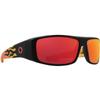 SPY Rectangular Boo Johnson Logan Matte Blk Orange Flames Happy Gry Grn Red, Multi, One Size view 1