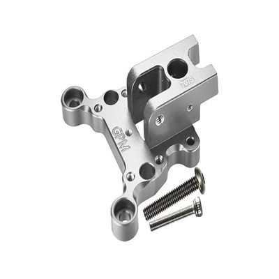 Aluminum 7075-T6 Center Brace Front Mount for Arrma 1:8 KRATON/Notorious/Outcast/Talion/KRATON V5 / Notorious V5 / 1:7 Infraction/Infraction V2 / Limitless/Limitless V2 / Mojave - Silver