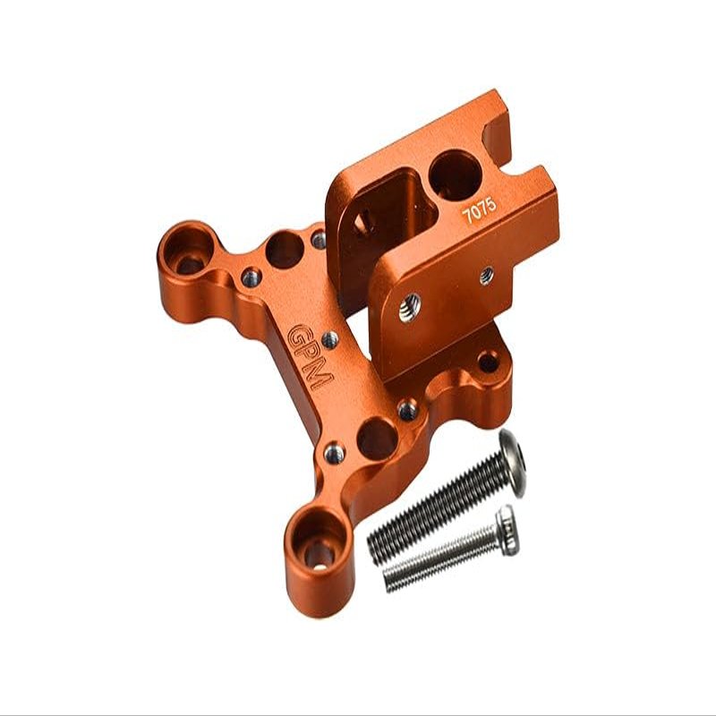 Aluminum 7075-T6 Center Brace Front Mount for Arrma 1:8 KRATON/Notorious/Outcast/Talion/KRATON V5 / Notorious V5 / 1:7 Infraction/Infraction V2 / Limitless/Limitless V2 / Mojave - Orange