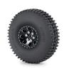QUPA AM Store 1.0 Beadlock Wheel Tires Wheel Rims Set for 1:18 TRX4M Upgrades Axial 1:24 SCX24 Gladiator Deadbolt Bronco (Black) view 4