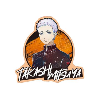 TV Anime Tokyo Revengers Takashi Mitsuya ANI Art Vol. 2 Travel Sticker