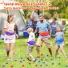 3 Pack Valentine's Shaking Swing Balls Set for Kids Adults, Outdoors Indoors Birthday Games Toy with 60 Balls, Carnival Bachelorette Party Games for Boys and Girls, Lawn Minute to Win It for Kid view 2