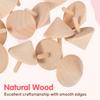 Totority Wooden Spinning for Children DIY Painted Gyro Plaything Educational Physics Toy for Boys and Girls 2.16X5.31X1.77In view 2