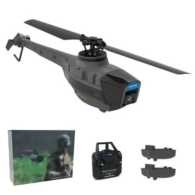 YGWXYYZJ Remote Control Helicopter, 2.4GHz RC Helicopter with 1080P Camera, Plane One Key Take Off Landing with LED Lights, Stable Flight & Easy Control Best Gift Choice for Kids Teens (23 * 8cm)