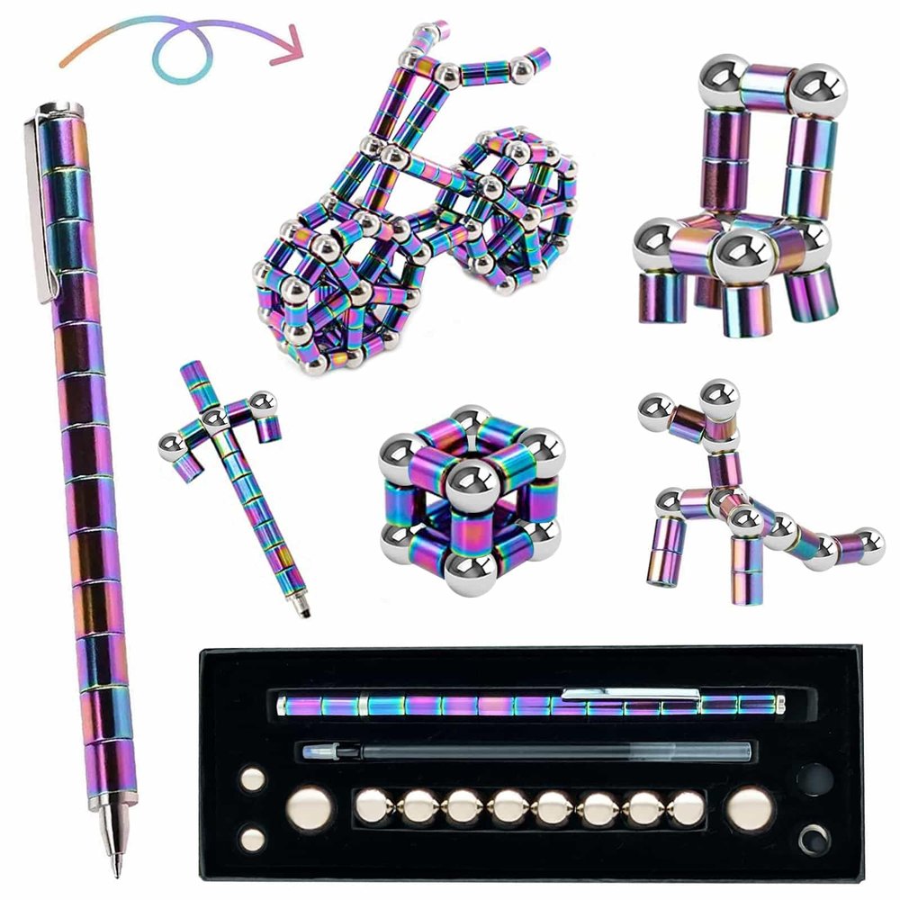 Fidget Pen Teen Girl Gifts - Christmas Stocking Stuffers for Teenage Girls, Fidget Toys Adults Teen Boys, Gifts Trendy Stuff Cool Gadgets for Men Women Him Her Anxiety Relief Items