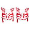 NOLITOY Animal Masks Set 2pcs Half Masks Festival Fox for Japanese Style Accessories view 1