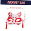 NOLITOY Animal Masks Set 2pcs Half Masks Festival Fox for Japanese Style Accessories view 2