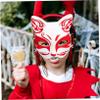 NOLITOY Animal Masks Set 2pcs Half Masks Festival Fox for Japanese Style Accessories view 4