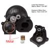 RC Car Gears, Steel Plastic Gears with Motor Gear Fit for Axial SCX10 / SCX10 II 90046 90047 RC Car - Black view 4