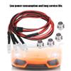 RC LED Light, 4PCS 5mm 5-11V Headlights RC LED Taillight Lights Accessory for 1/10RC Car Truck Model (White & Red Light) view 3