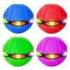 CYGURT Deformation Flying Saucer Ball Magic with Light Vent Ball Frisbee Deformation Ball Parent-Child Children's Toy view 1