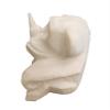 WorldBazzar Stress Relief Rubber Squishy Rude 3" Monkey with Middle Finger Bad Statue Handmade Tiki Dcor Squeezies view 2