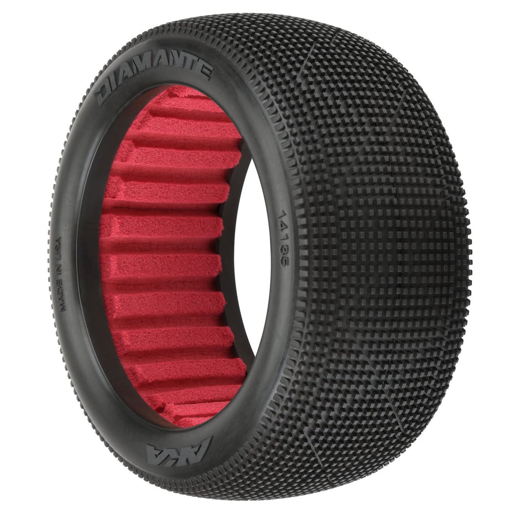 AKA Products INC. 1/8 Diamante Soft Long Wear Front/Rear 4.0" Off-Road Truggy Tires 2 AKA14135XR RC Tire