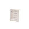 Menolana 1/12 Scale Dollhouse Vertical Storage Cabinet Simulation Wood Furniture Model Smooth Surface and Polished Delicate Bedroom Decor, White view 1
