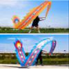 6 Meters (19.6 FT) 3D Square Exercise Dragon & Phoenix Poi with 340g Weighted Ball & 1.1 Meters Swing Rope, Silk-like Flowy Chinese Golden Phoenix Ribbon Streamer + Travel Bag! (Yellow Phoenix) view 3