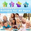 100 Packs Bulk Turtle Mini Pop Fidget Toys, Autism Special Needs Squeeze Sensory Gift for Students Bubble Prize, Beach Ocean Animal Summer Party Favors view 2