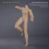 1/6 Scale Male Body,JIAOU Doll 12inch Male Super Flexible Strong Muscle Seamless Action Figure Body Collection (JOK-12D, Normal Skin) view 2
