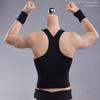 1/6 Scale Male Body,JIAOU Doll 12inch Male Super Flexible Strong Muscle Seamless Action Figure Body Collection (JO-K10A, Suntan Skin) view 4