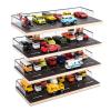 Saichotoy Display Case for Hot Wheels & Matchbox, 1/64 Scale Diecast Toy Car Storage, Parking Garage Diorama - Freestanding Storage with 4 Levels 24 Spots Maximum 40 Cars view 1