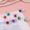 Volance 12pcs Adjustable Rings for Dress Up, Festive Gift for Girls' Play & Princess Jewelry view 4