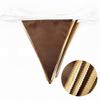 32Ft Brown Party Decorations Brown Pennant Banner Fabric Triangle Flag Bunting Garland Streamers for Woodland Teddy Bear Baby Shower Jungle Safari Birthday Home Outdoor Garden Decor view 2