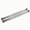 Aluminum Front Steering Link Toe Links Silver Compatible with 7895 Kit for Traxxas 1/6 XRT 7897 view 1
