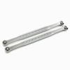 Aluminum Front Steering Link Toe Links Silver Compatible with 7895 Kit for Traxxas 1/6 XRT 7897 view 2