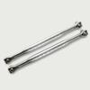 Aluminum Front Steering Link Toe Links Silver Compatible with 7895 Kit for Traxxas 1/6 XRT 7897 view 3