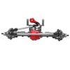 RXZIXYL SCX10 II Aluminum Alloy CNC Front Rear Axle Set 30T/8T for 1/10 RC Crawler Axial AR44 90047 90046 AX90060 Builders Kit Upgrade (Gray Front Axle) view 1