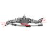 RXZIXYL SCX10 II Aluminum Alloy CNC Front Rear Axle Set 30T/8T for 1/10 RC Crawler Axial AR44 90047 90046 AX90060 Builders Kit Upgrade (Gray Front Axle) view 3
