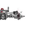 RXZIXYL SCX10 II Aluminum Alloy CNC Front Rear Axle Set 30T/8T for 1/10 RC Crawler Axial AR44 90047 90046 AX90060 Builders Kit Upgrade (Gray Front Axle) view 4