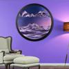 AECEVAN Wall Mount Moving Sand Art, 23.6'' Wall Mounted Rotate Sculpture 3D Deep Sea Sandscape Moving Display Round Glass Sandscape Moving Flowing Sand Frame Wall Art Decor for Home Office view 1