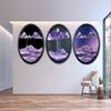 AECEVAN Wall Mount Moving Sand Art, 23.6'' Wall Mounted Rotate Sculpture 3D Deep Sea Sandscape Moving Display Round Glass Sandscape Moving Flowing Sand Frame Wall Art Decor for Home Office view 2